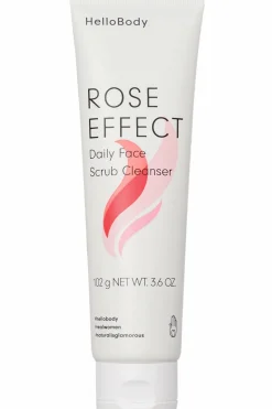 Best HelloBody Nettoyant-exfoliant visage doux Rose Effect
