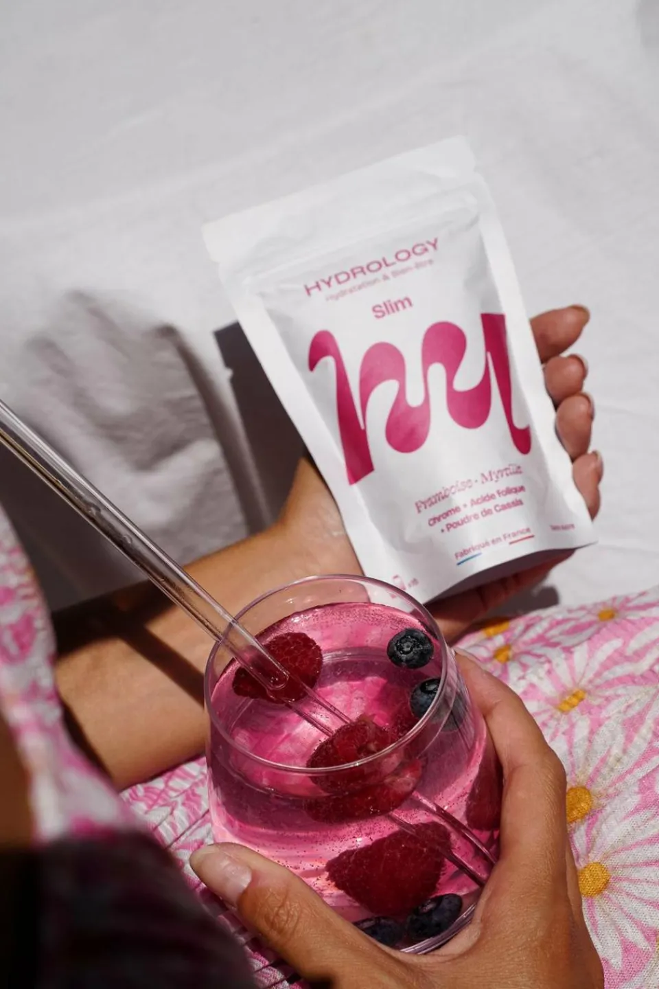 Online HYDROLOGY Pastille d’hydratation goût framboise myrtille minceur Slim