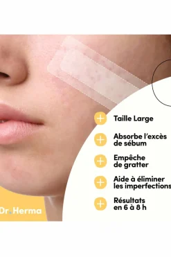 DR HERMA Patch anti-boutons format large x 10