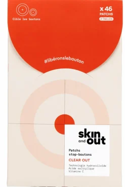 Skin & Out Patchs stop-boutons Clear out
