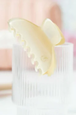 Hot Bachca Pince Opaline Ivoire petit format