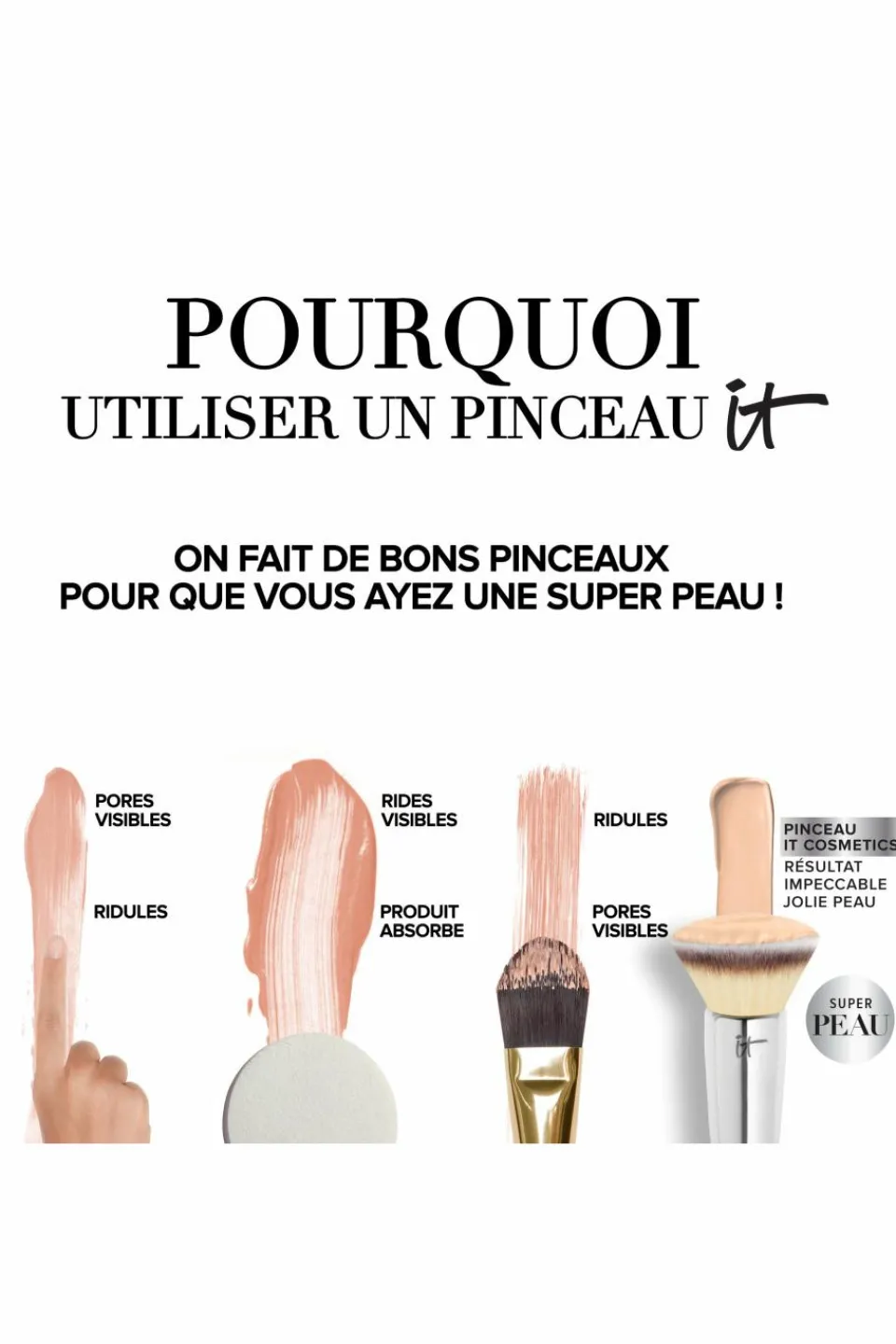 Outlet it Cosmetics Pinceau double embout teint & anti-cernes Heavenly Luxe™ #7