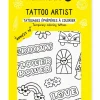 Outlet Nailmatic Planche de tatouages à colorier seventies