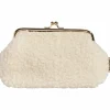 New Blissim Pochette blanche en moumoute