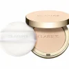New Clarins Poudre compacte matifiante infusée au lait de pêcher Ever Matte Compact Powder