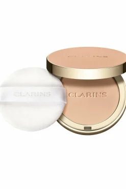New Clarins Poudre compacte matifiante infusée au lait de pêcher Ever Matte Compact Powder