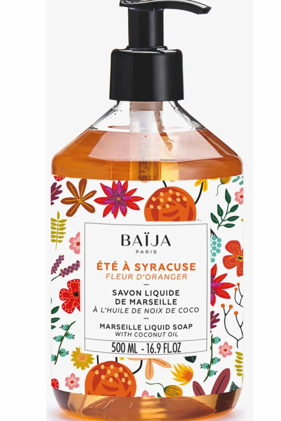 Discount Baïja Savon Liquide de Marseille Été à Syracuse Fleur d’Oranger