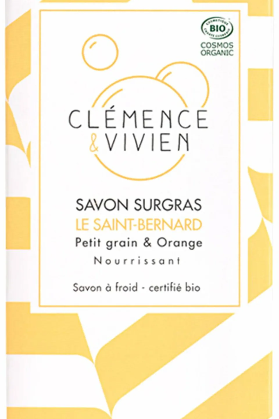 Outlet Clémence et Vivien Savon solide corps, visage & cheveux le Saint-Bernard peaux sèches