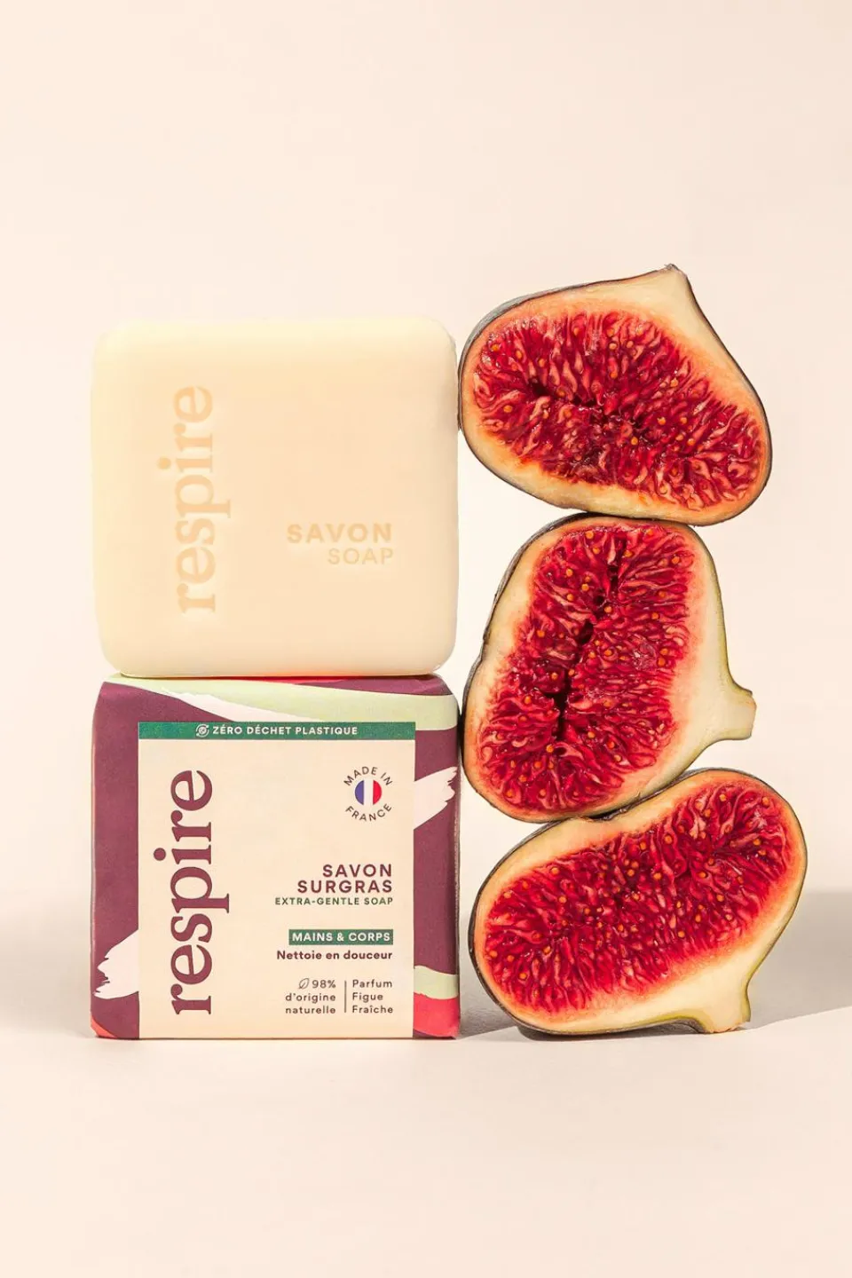 Respire Savon surgras figue fraîche