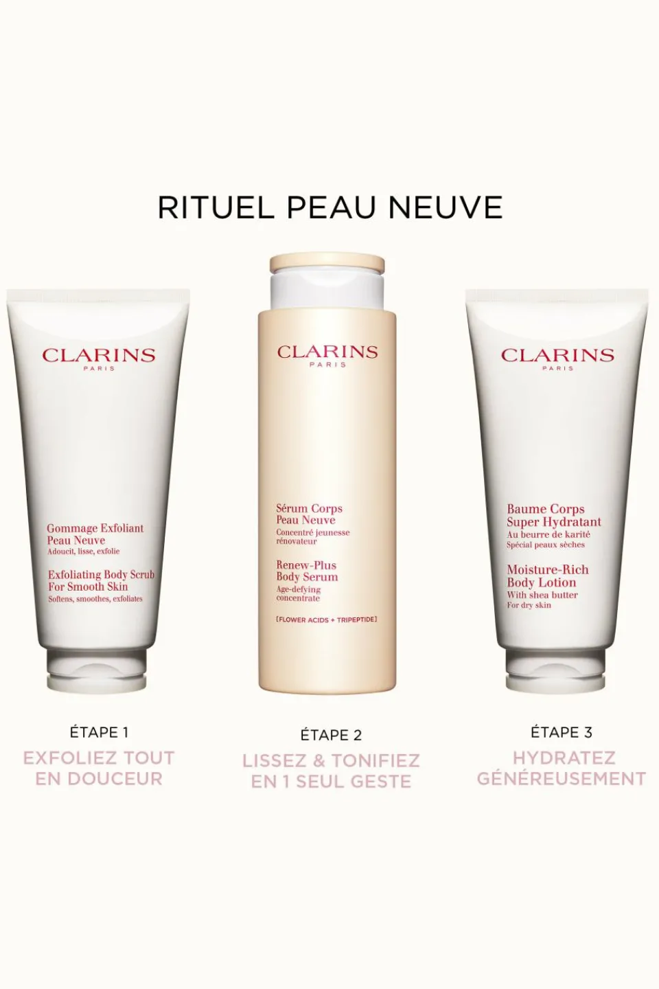 Discount Clarins Serum corps peau neuve