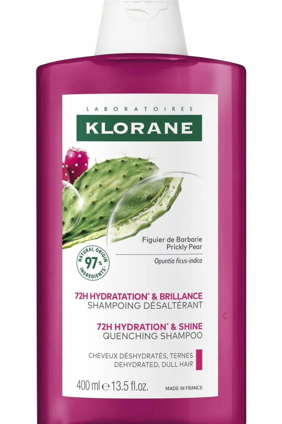 Outlet Klorane Shampoing désaltérant 72h au Figuier de barbarie