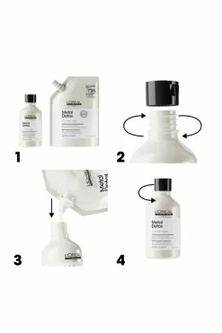 Best L'Oréal Professionnel Shampoing détoxifiant Metal Detox rechargeable