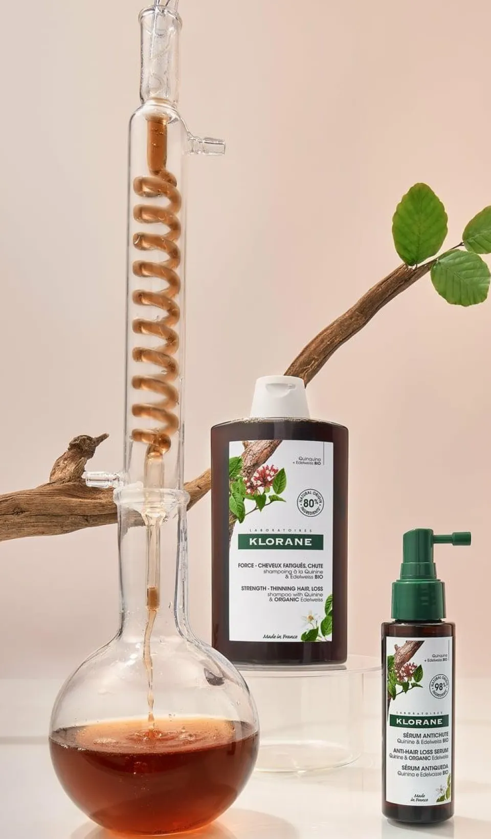 Hot Klorane Shampoing fortifiant à la Quinine & Edelweiss bio