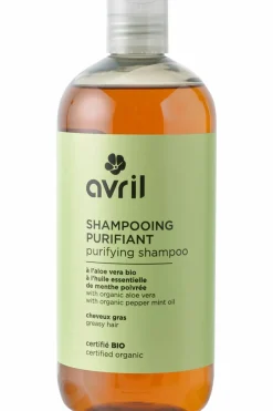 Avril Shampoing purifiant bio pour cheveux gras