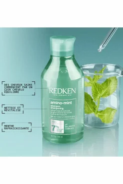 Redken Shampoing racines grasses pointes sèches Amino Mint