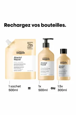 Online L'Oréal Professionnel Shampoing réparateur pour cheveux abîmés Absolut Repair rechargeable