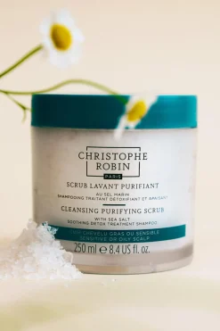 Clearance Christophe Robin Shampoing scrub lavant purifiant au sel marin