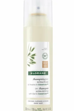Klorane Shampoing sec spray teinté Avoine & Céramide pour cheveux bruns