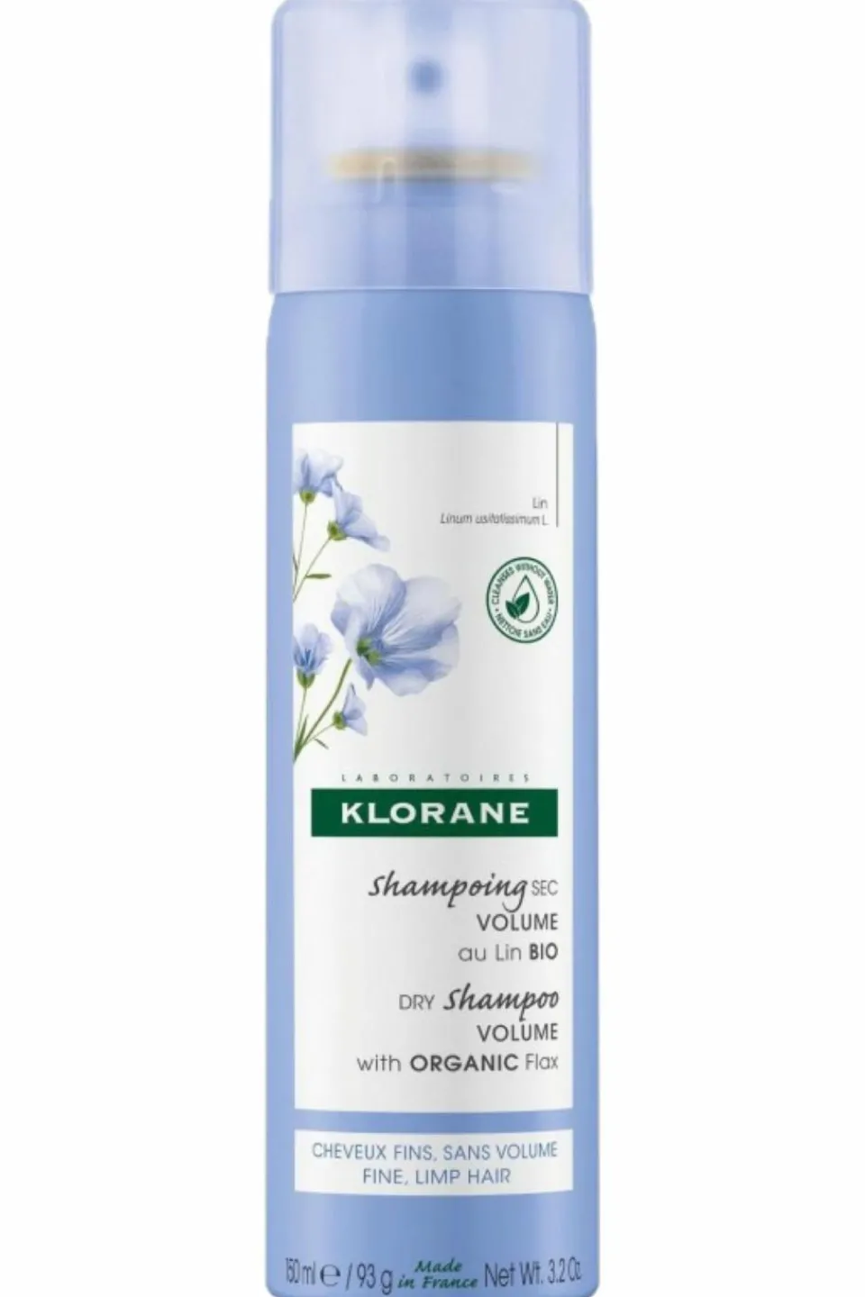 Sale Klorane Shampoing sec volume cheveux fins, sans volume