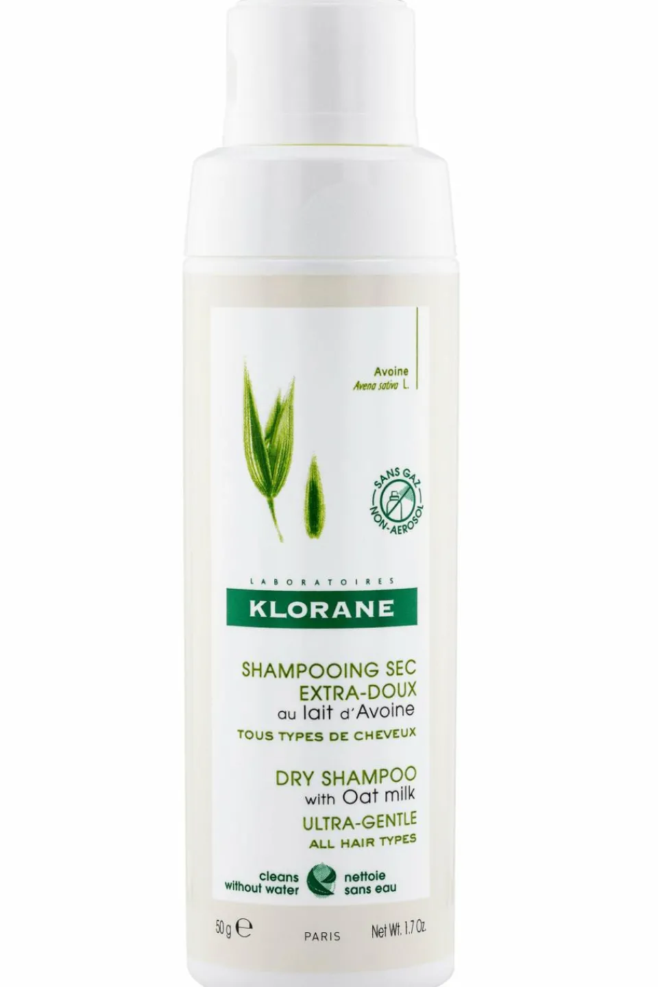 Clearance Klorane Shampoing sec en poudre extra-doux au lait d’Avoine sans gaz