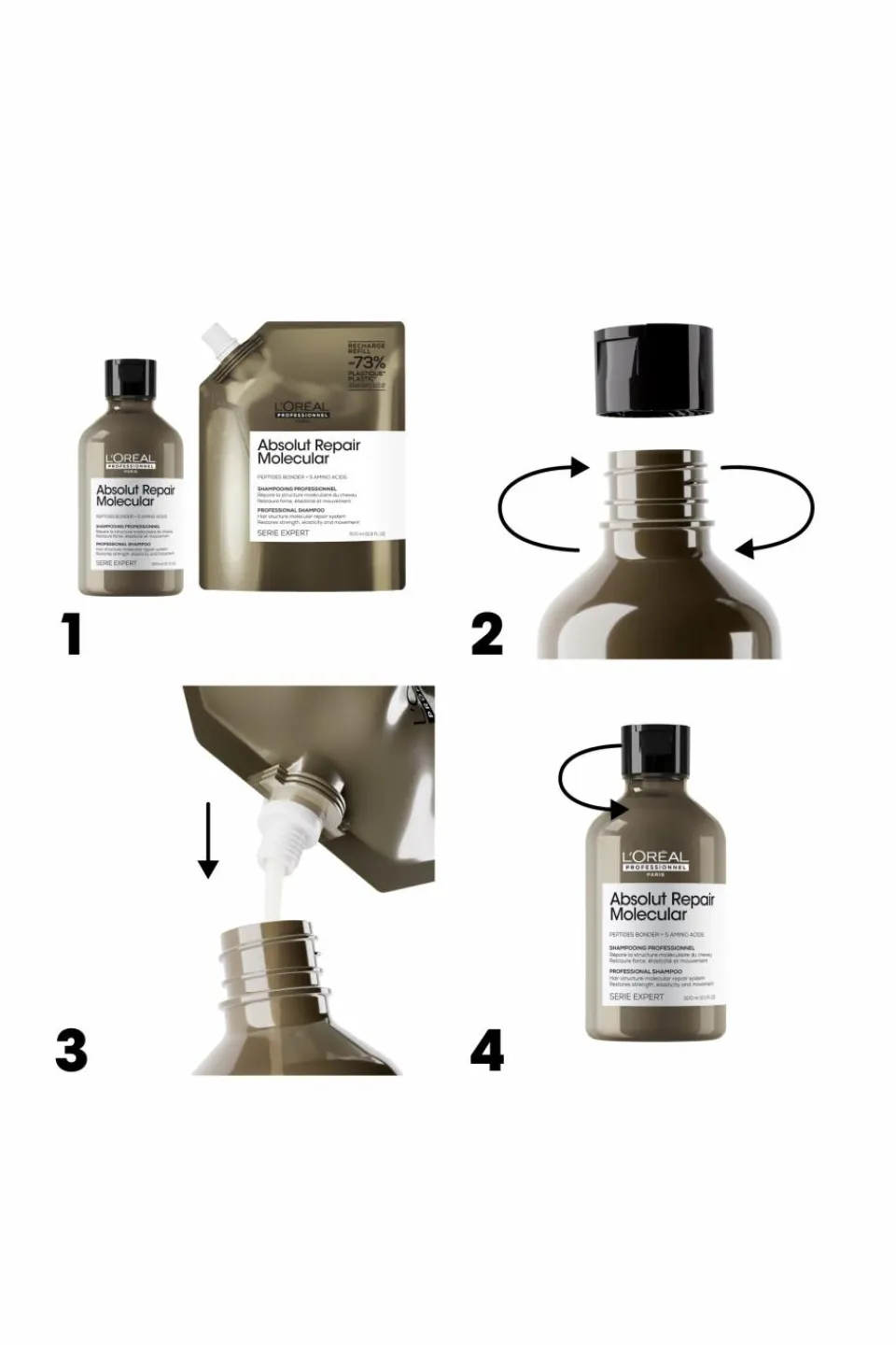 Clearance L'Oréal Professionnel Shampoing Serie Expert Absolut Repair Molecular