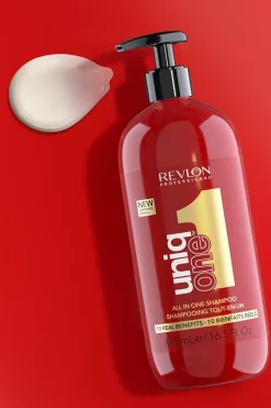 New Revlon Professional Shampoing soin et après-shampoing 2-en-1 pour tous type de cheveux Rouge classique UniqOne™