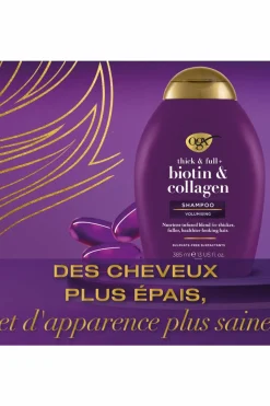 OGX Shampoing volumateur à la biotine et au collagène