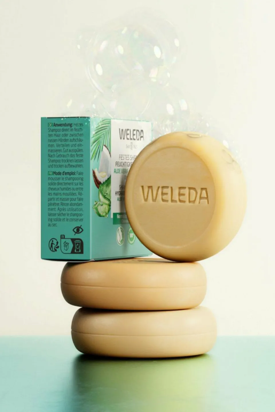 Sale Weleda Shampooing solide hydratation & brillance