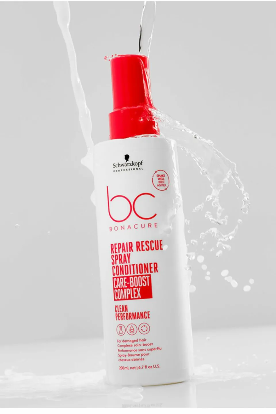 New Schwarzkopf Professional Spray démélant cheveux abîmés Repair Rescue