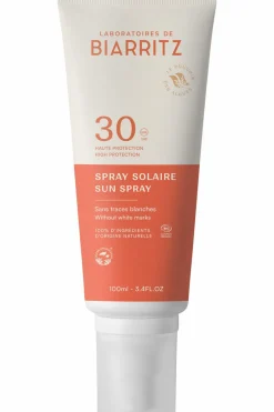 New LABORATOIRES DE BIARRITZ Spray solaire SPF30 visage & corps