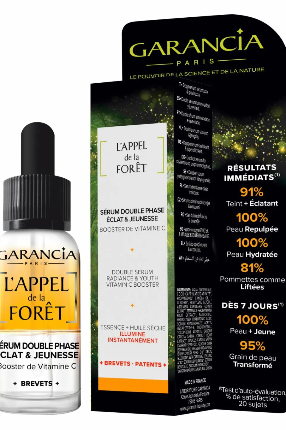 Best Garancia Sérum double phase éclat & jeunesse L’appel de la forêt