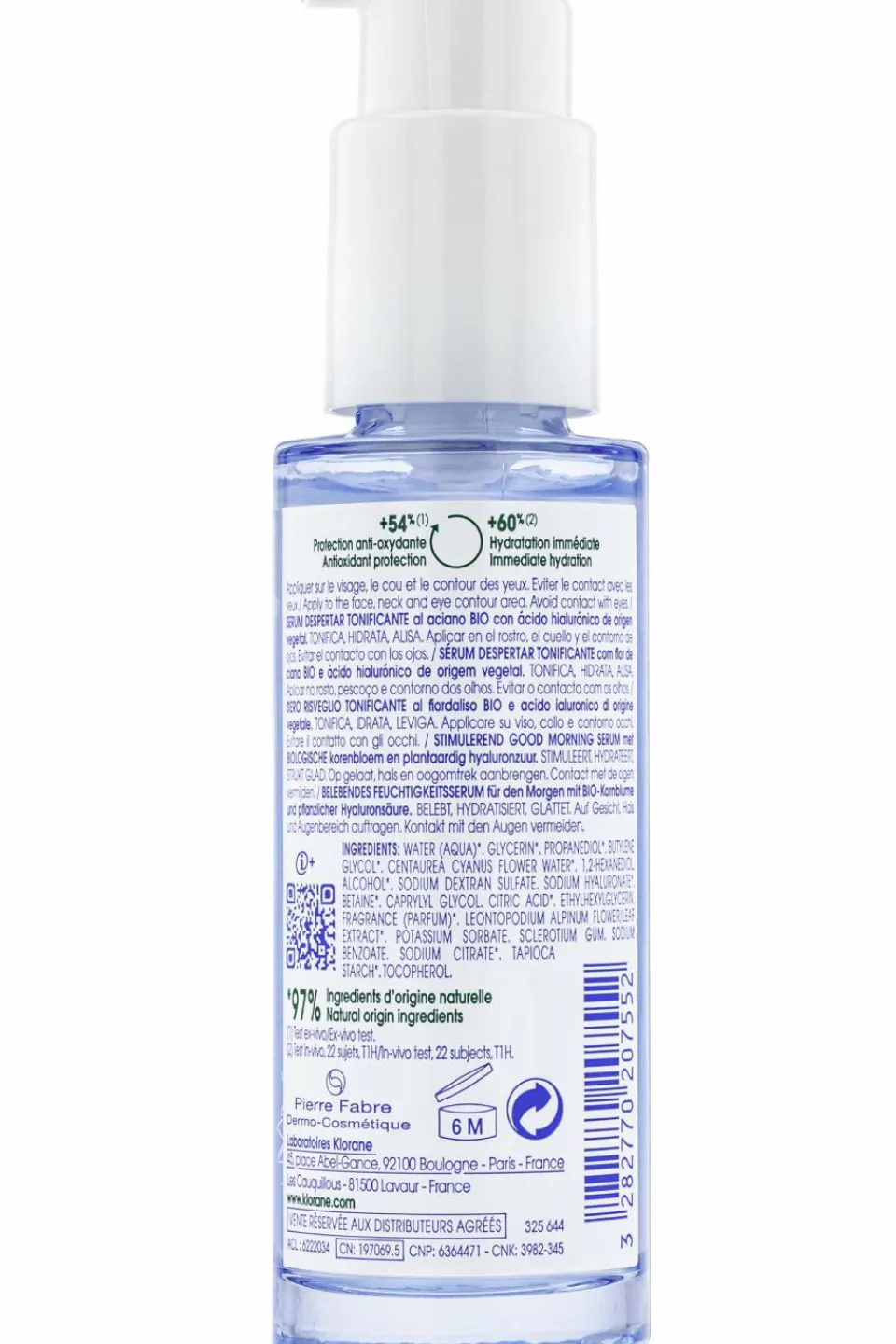 Discount Klorane Sérum réveil tonique au Bleuet bio et acide hyaluronique