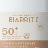 Sale LABORATOIRES DE BIARRITZ Stick solaire teinté SPF50+