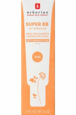 Erborian Super BB Crème couvrante anti-imperfections teinte doré SPF20