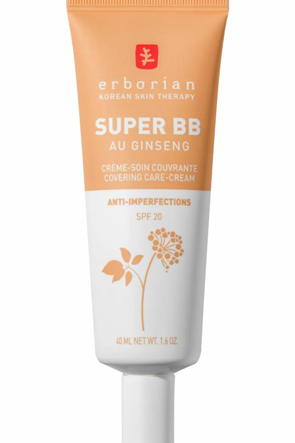 Erborian Super BB Crème couvrante anti-imperfections teinte doré SPF20