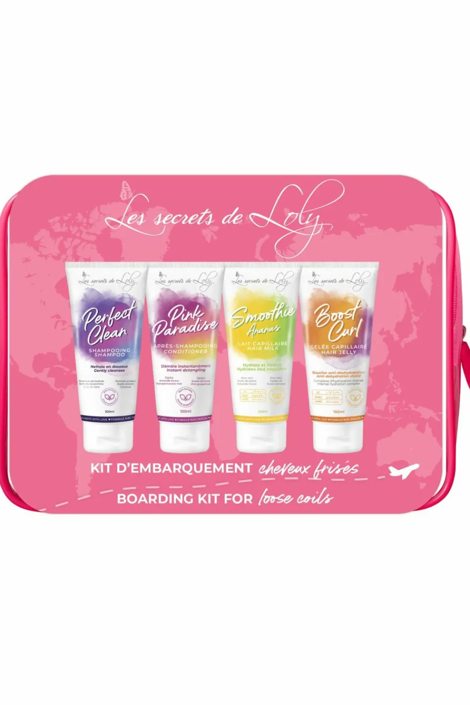 Les Secrets de Loly Trousse de voyage pour cheveux frisés