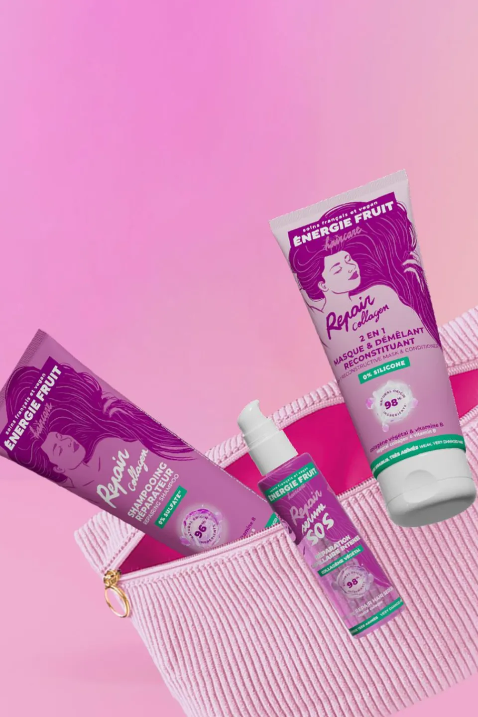 Energie Fruit Trousse routine capillaire Collagen