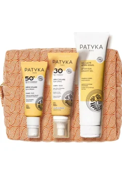 Patyka Trousse soins solaires certifiés bio avec la crème solaire visage 40ml offerte