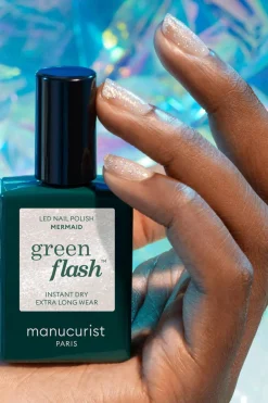 Discount Manucurist Vernis semi-permanent Green Flash Les pailletés