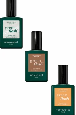 Discount Manucurist Vernis semi-permanent Green Flash Les pailletés