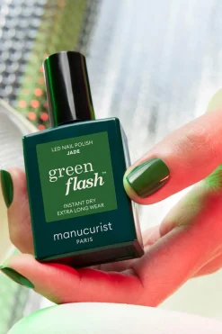 Clearance Manucurist Vernis semi-permanent Green Flash Les verts