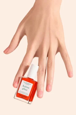 Hot Manucurist Vernis soin ultra-brillant Active Glow Cranberry